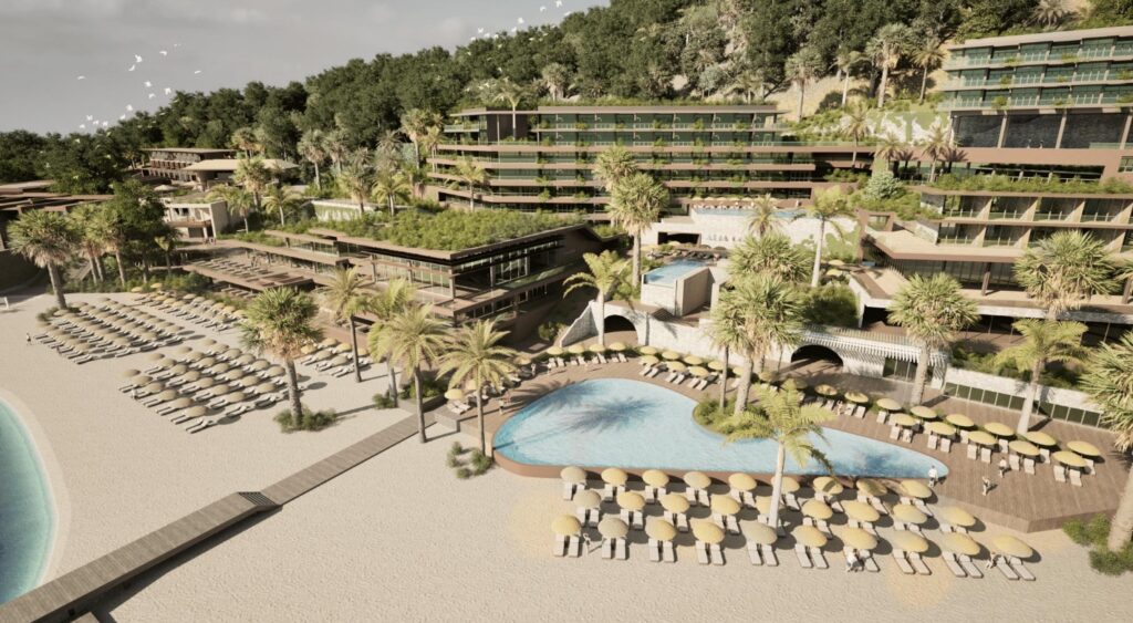 BlueZone beach and swimming pool